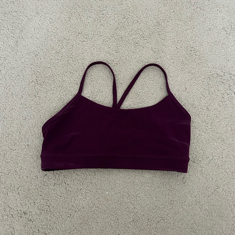 Stori Maroon Sports Bra
